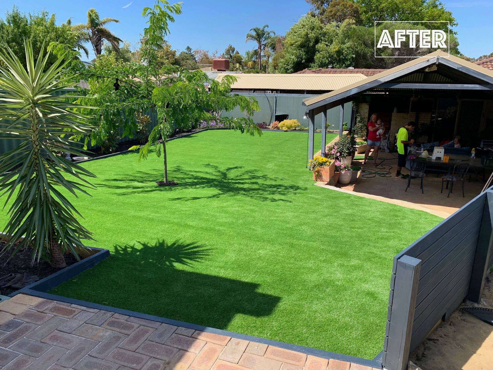 1 Artificial Grass Install Heathridge After Photo 1