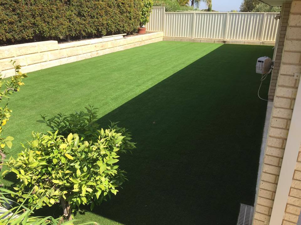 7 Joondalup artificial grass installation